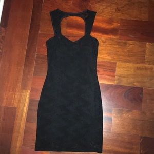 Black bodycon Windsor dress